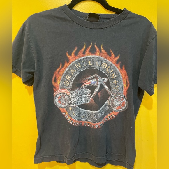 VINTAGE ORANGE COUNTY CHOPPERS TEE - Picture 3 of 4
